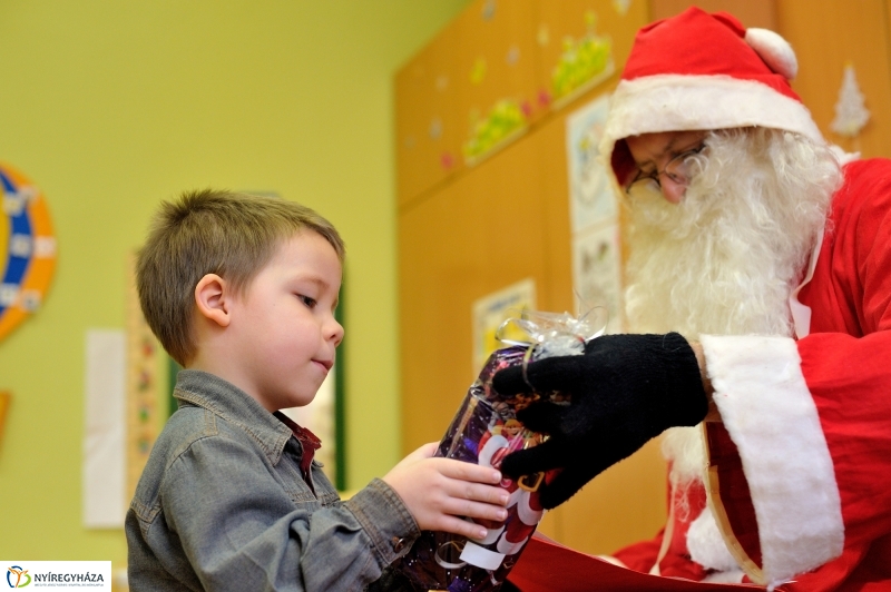 Mikulás a nyíregyházi evangélikus óvodában