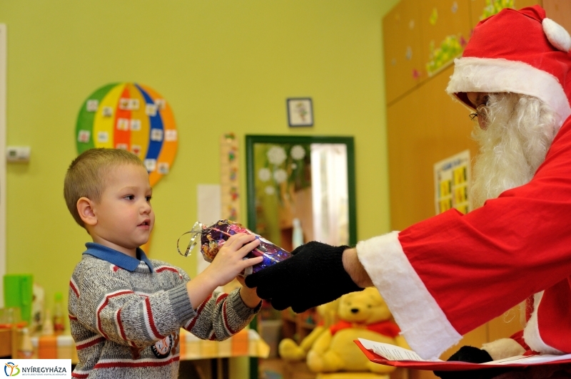 Mikulás a nyíregyházi evangélikus óvodában
