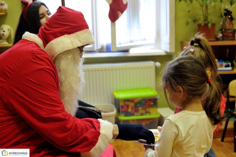 Mikulás a nyíregyházi evangélikus óvodában