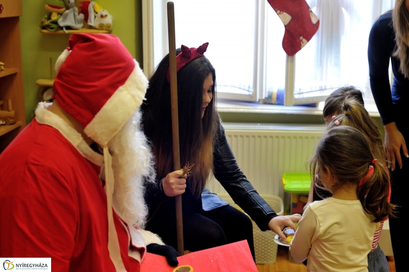Mikulás a nyíregyházi evangélikus óvodában