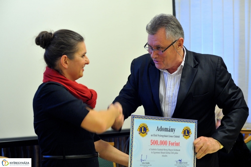 Lions adomány a Jósa András Kórháznak