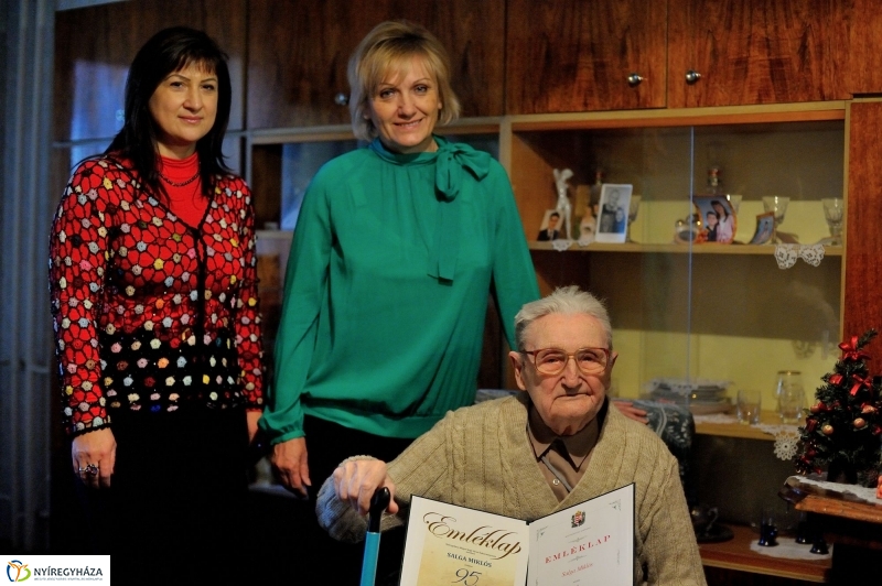 Szépkorú köszöntése Salga Miklós