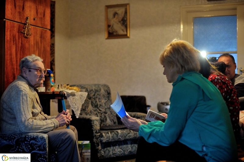 Szépkorú köszöntése Salga Miklós