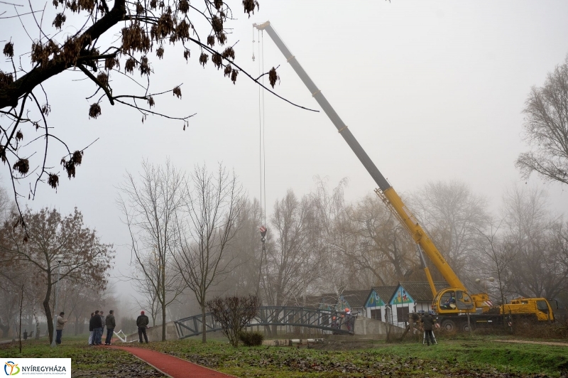 Hídelem beemelése Sóstón