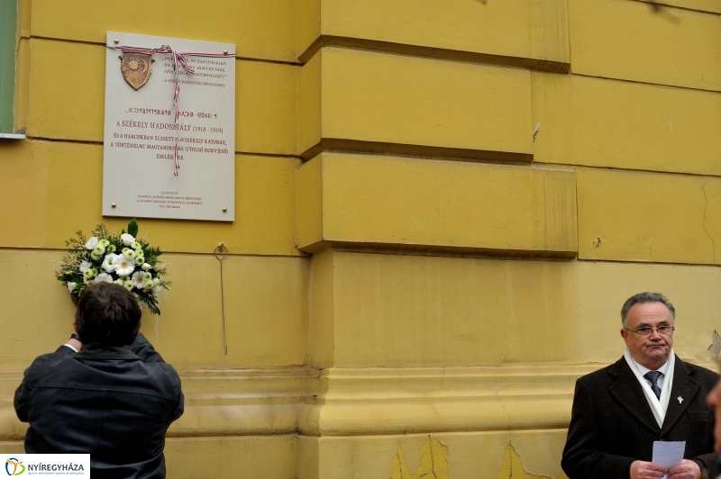Székely Hadosztály emléktábla avatás
