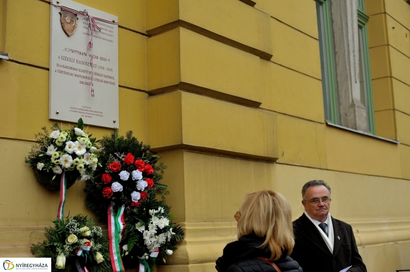 Székely Hadosztály emléktábla avatás