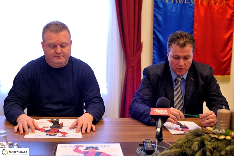 Újévi koncert sajtótájékoztatója