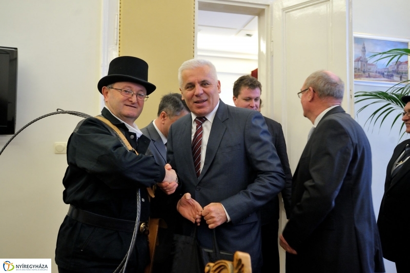 Újévi jókívánság a Városházán