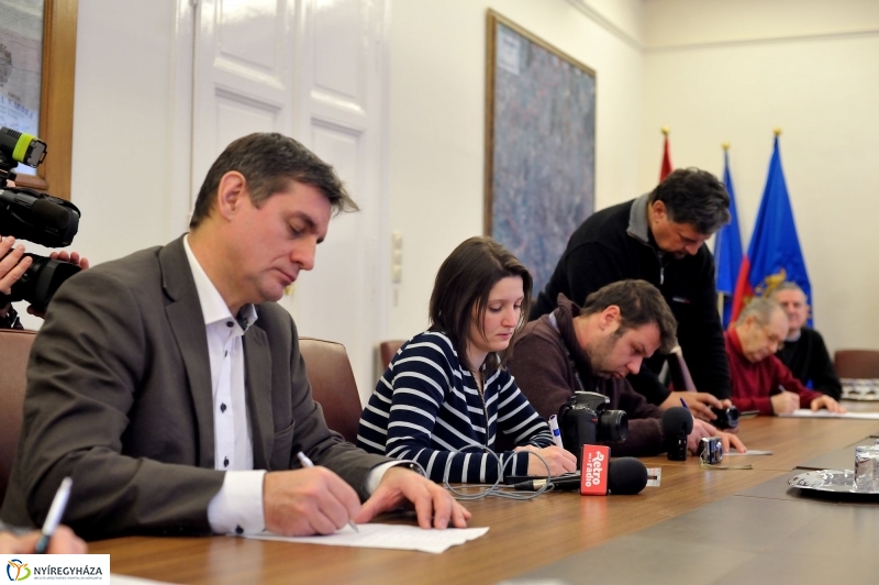 Újévi jókívánság a Városházán