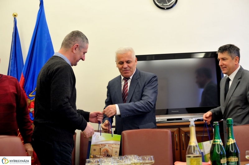 Újévi jókívánság a Városházán