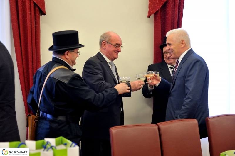 Újévi jókívánság a Városházán