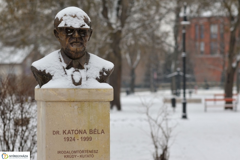 Téli szobrok Nyíregyházán