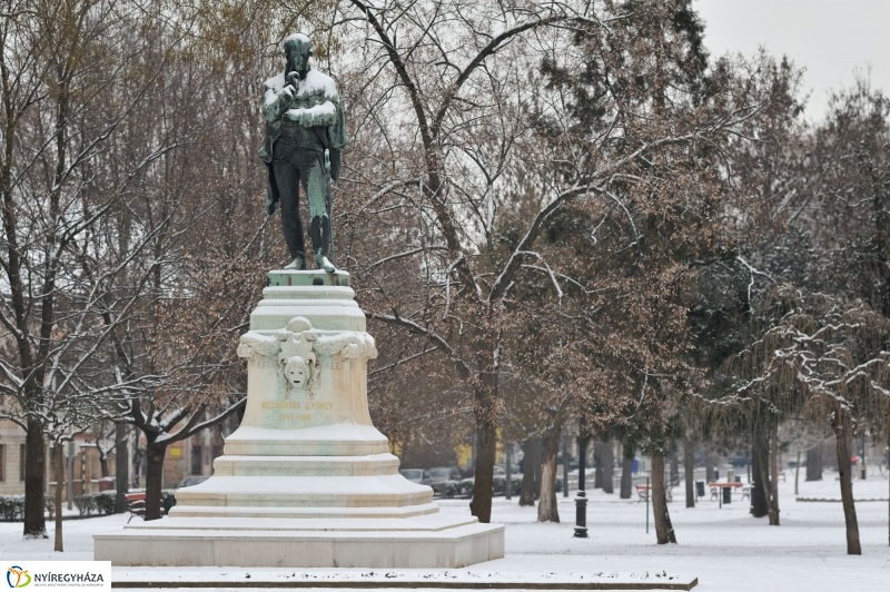 Téli szobrok Nyíregyházán