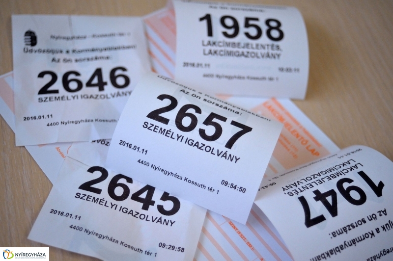 Ügyintézés az okmányirodában