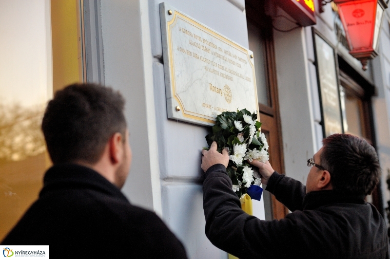 Rotary Club emléktábla avatás