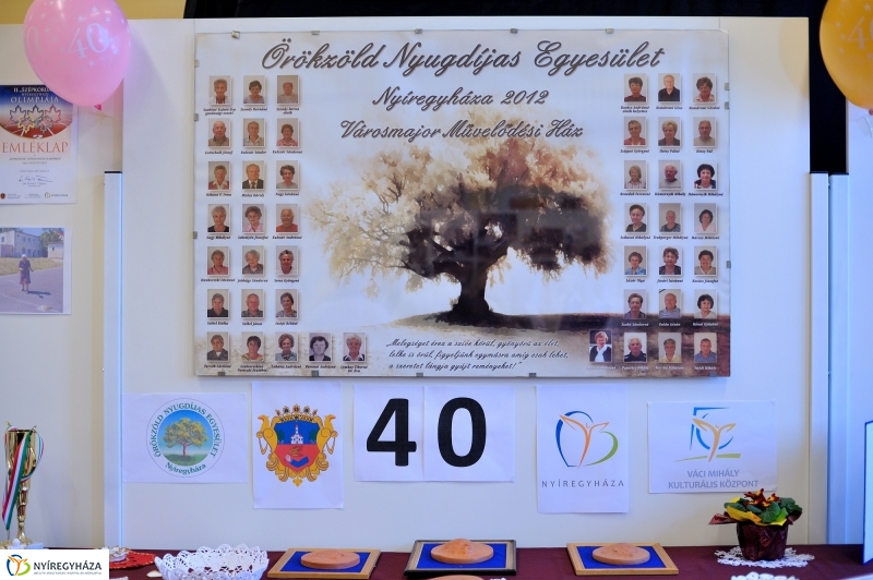 40 éves az Örökzöld Nyugdíjas Egyesület