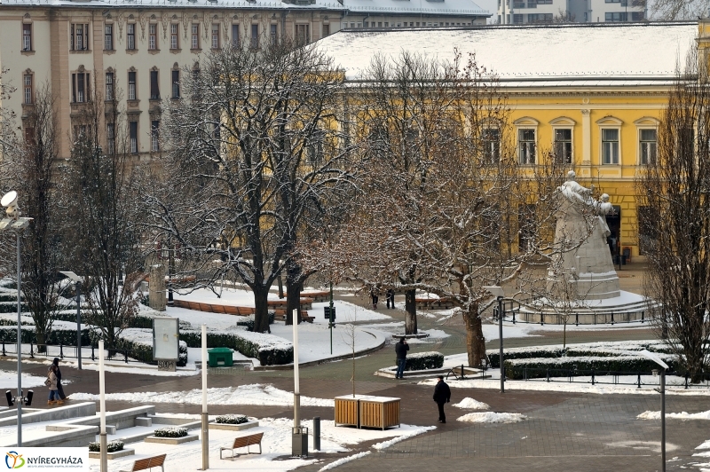 Belvárosi csendélet télen