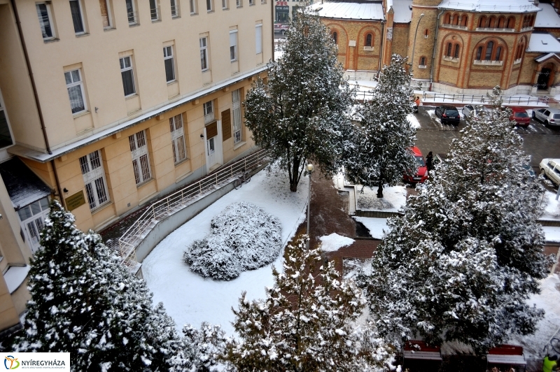 Belvárosi csendélet télen