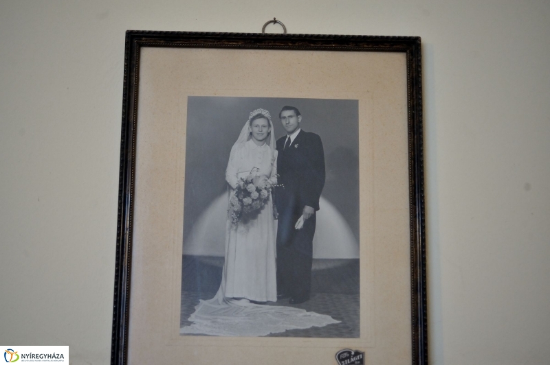 Szépkorú köszöntése - Megyeri Istvánné