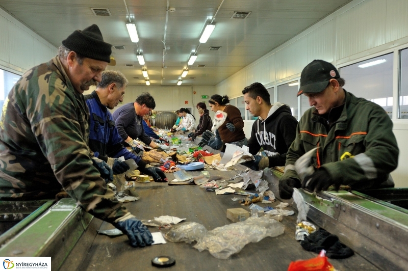 Szelektív hulladékgyűjtő telep