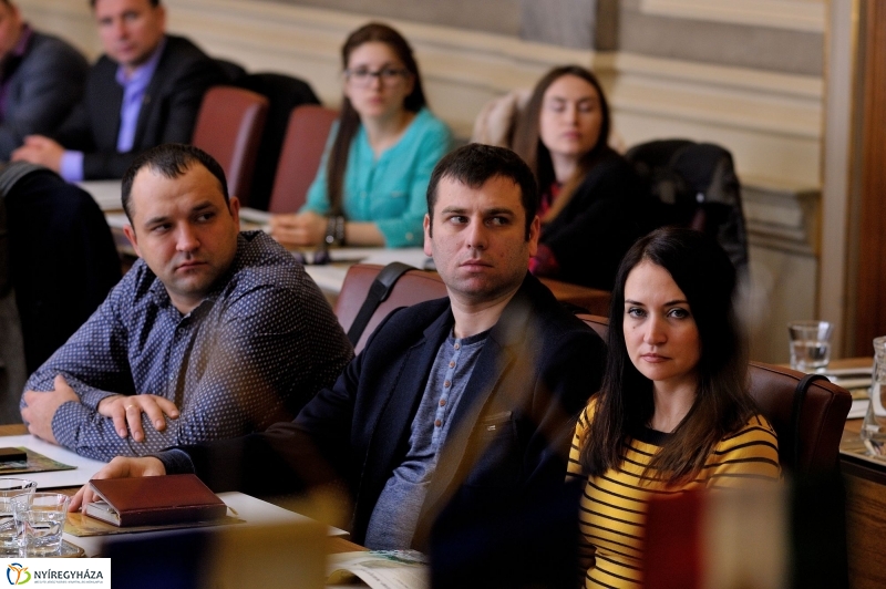 Ukrán delegáció a Városházán