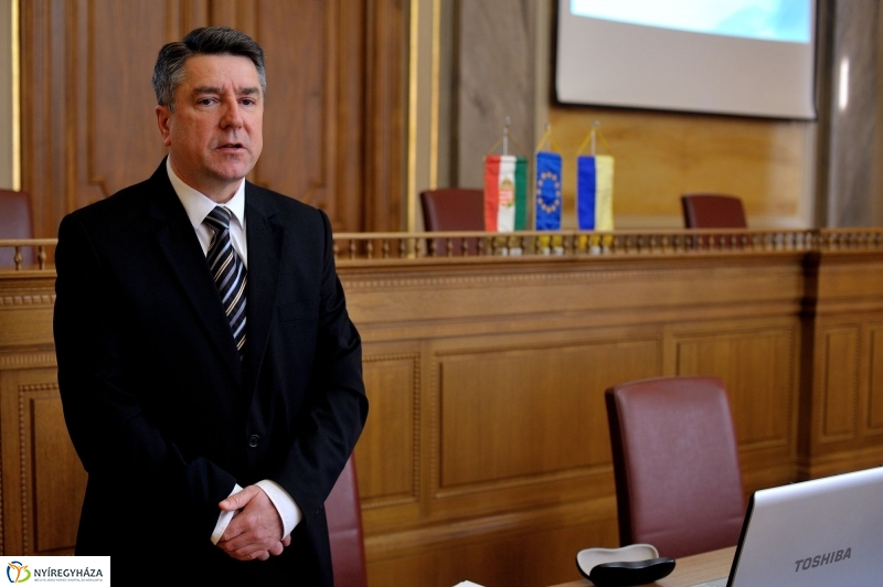 Ukrán delegáció a Városházán