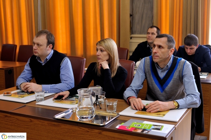 Ukrán delegáció a Városházán
