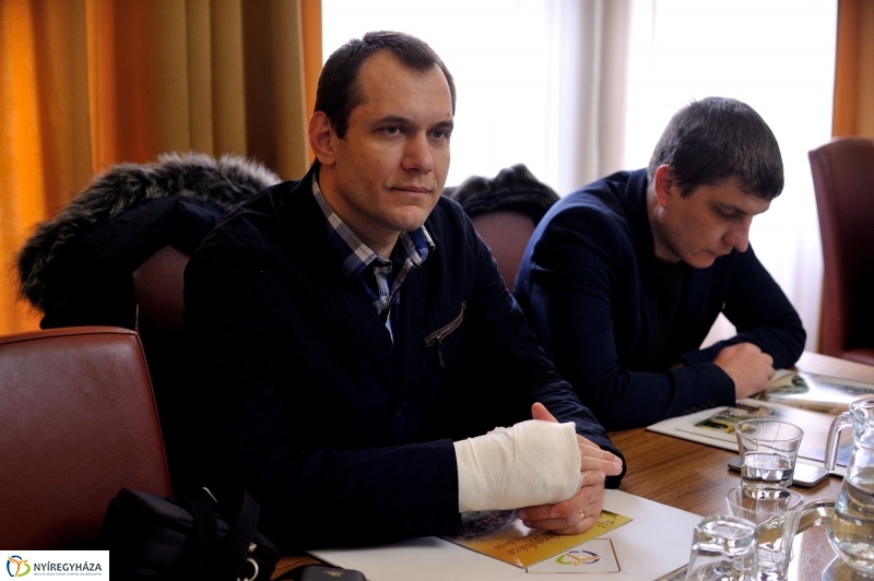 Ukrán delegáció a Városházán