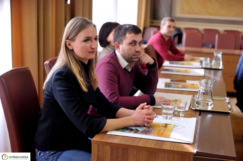 Ukrán delegáció a Városházán