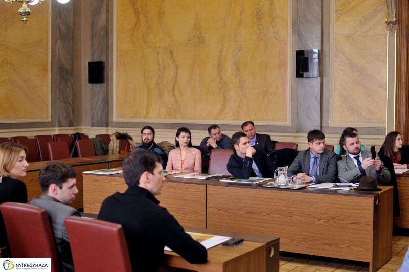 Ukrán delegáció a Városházán