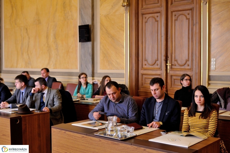 Ukrán delegáció a Városházán