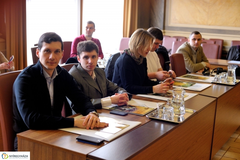 Ukrán delegáció a Városházán