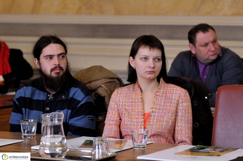 Ukrán delegáció a Városházán