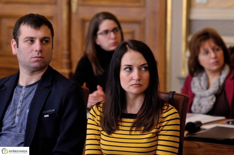 Ukrán delegáció a Városházán