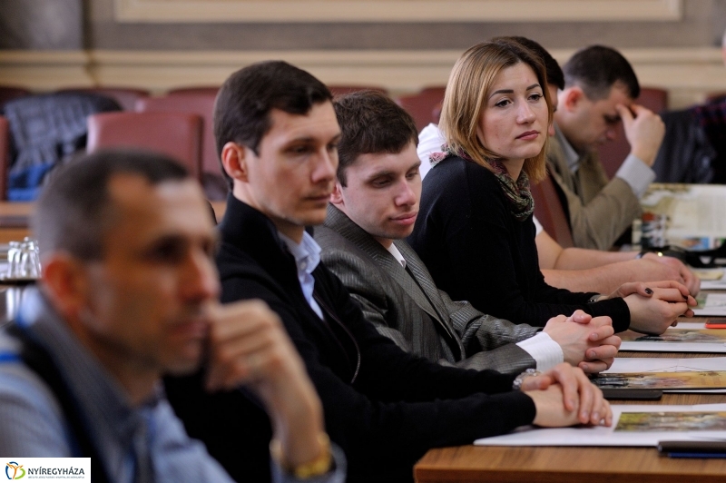 Ukrán delegáció a Városházán