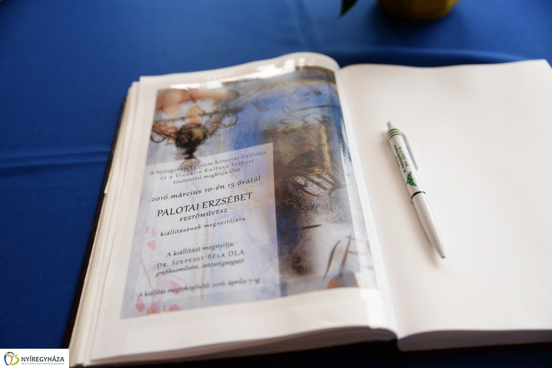 Palotai Erzsébet festőművész kiállításmegnyitója