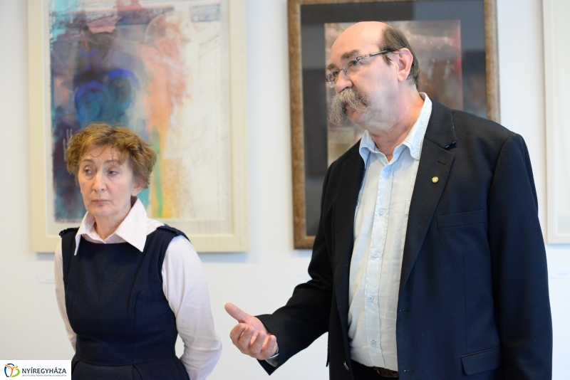 Palotai Erzsébet festőművész kiállításmegnyitója