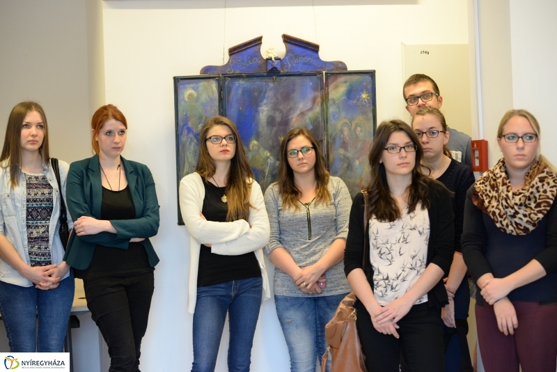 Palotai Erzsébet festőművész kiállításmegnyitója