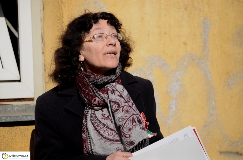 Koszorúzás Irányi Dániel emléktáblájánál