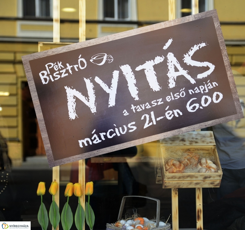 Hétfőn Pék Bisztró nyílik a belvárosban