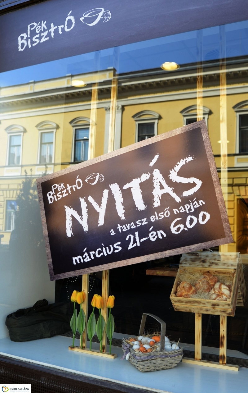 Hétfőn Pék Bisztró nyílik a belvárosban