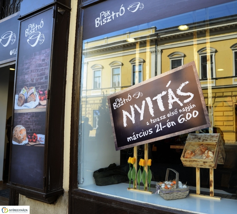 Hétfőn Pék Bisztró nyílik a belvárosban