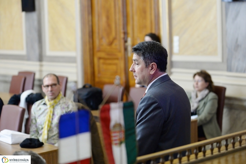 Francia diákok a Városházán