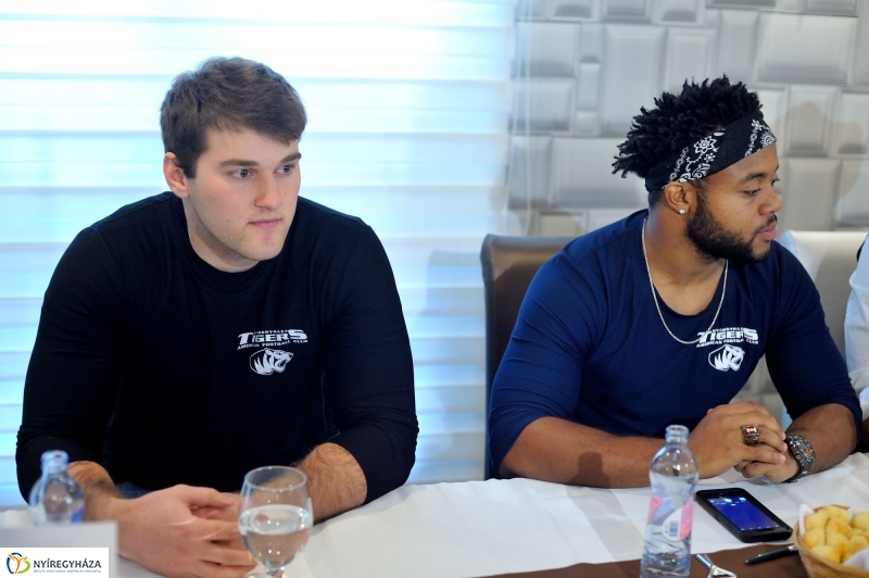 A Nyíregyháza Tigers sajtótájékoztatója