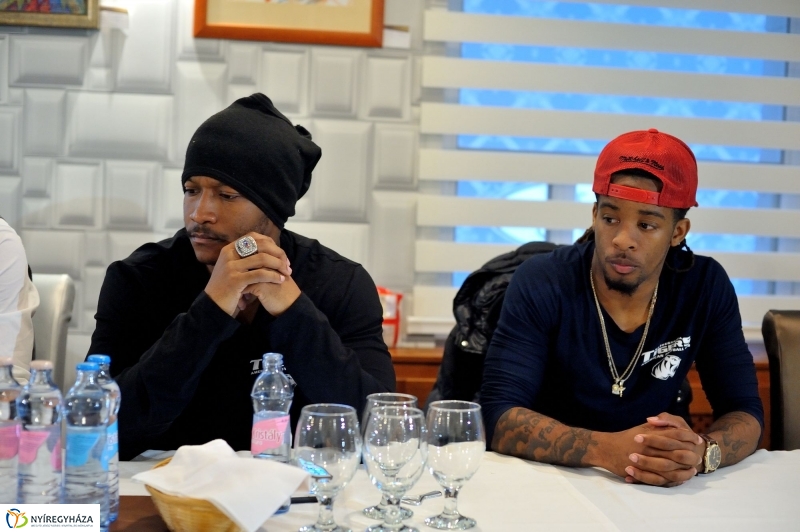 A Nyíregyháza Tigers sajtótájékoztatója