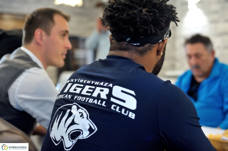 A Nyíregyháza Tigers sajtótájékoztatója