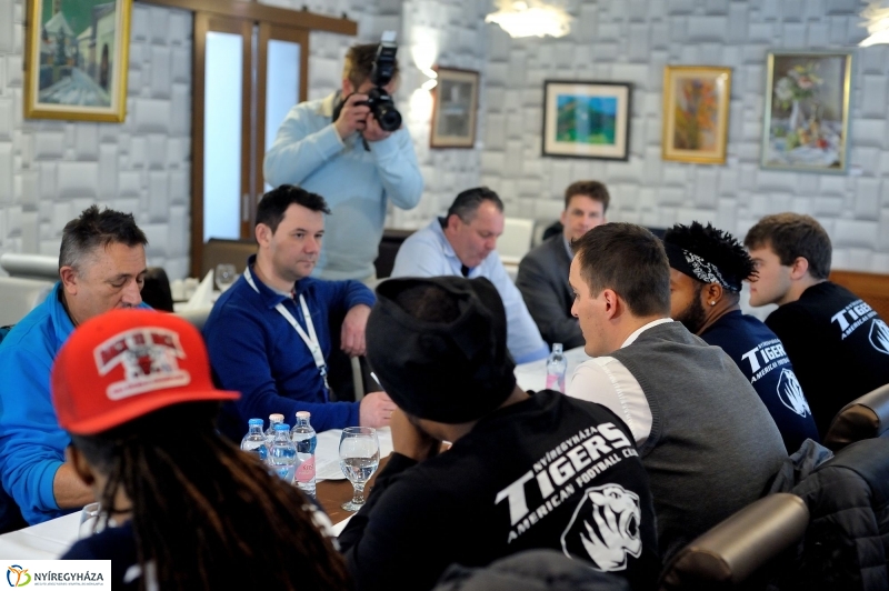 A Nyíregyháza Tigers sajtótájékoztatója