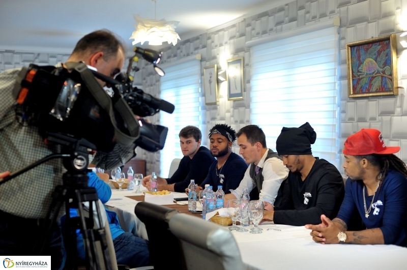 A Nyíregyháza Tigers sajtótájékoztatója
