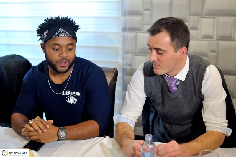 A Nyíregyháza Tigers sajtótájékoztatója