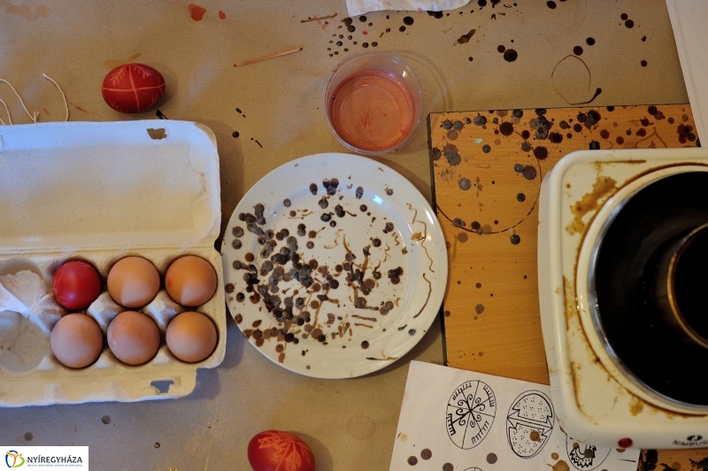 Hagyományos tojásfestés a Múzeumfaluban